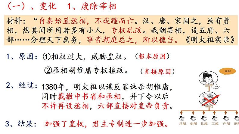 2022-2023学年高中历史统编版(2019)必修中外历史纲要上册第13课 从明朝建立到清军入关 课件第6页