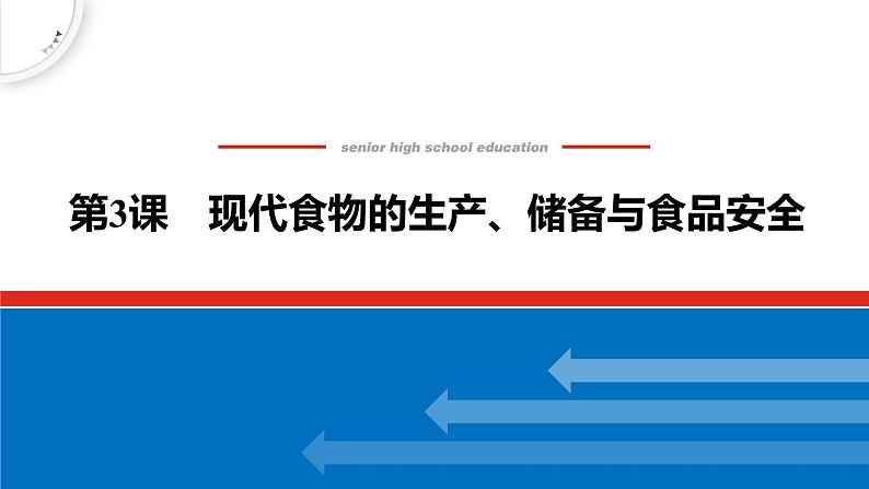 第3课 现代食物的生产、储备与食品安全 课件--2022-2023学年高中历史统编版(2019)选择性必修二经济与社会生活第1页