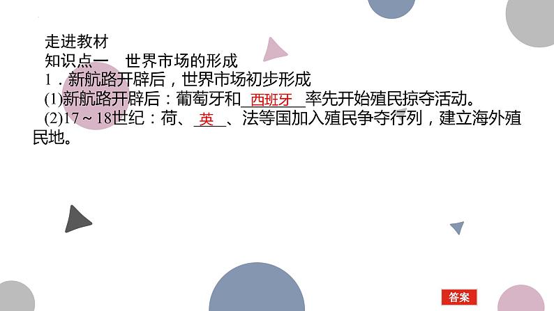 第8课 世界市场与商业贸易 课件--2022-2023学年高中历史统编版(2019)选择性必修二经济与社会生活05