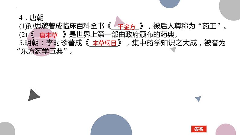 第14课 历史上的疫病与医学成就 课件--2022-2023学年高中历史统编版(2019)选择性必修二经济与社会生活08