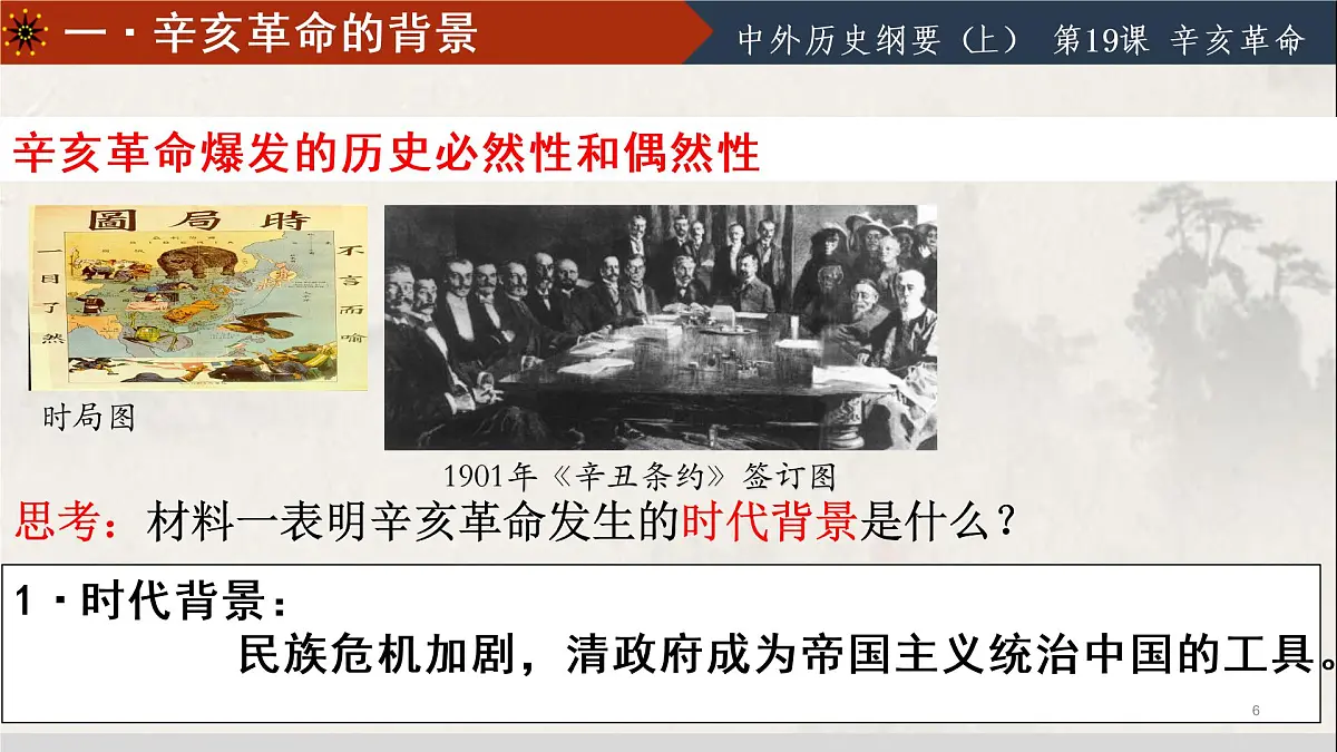 第19课 辛亥革命 课件---2022-2023学年高中历史统编版必修中外历史纲要上册第6页