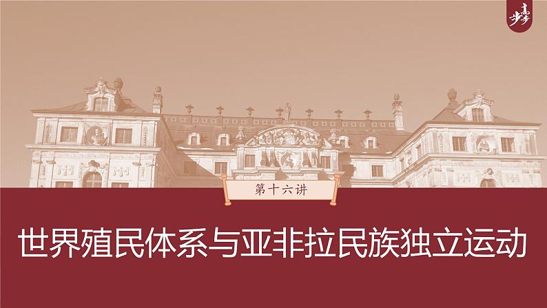 高中历史2023年高考历史一轮复习(部编版新高考) 第16讲 课题44 资本主义世界殖民体系的形成课件PPT第1页