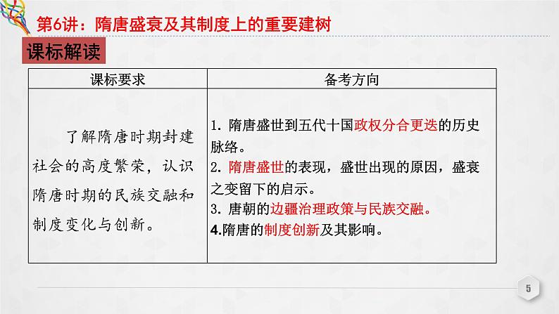 第6讲 隋唐盛衰及其制度上的重要建树 课件--2023届高三统编版(2019)必修中外历史纲要上一轮复习第5页