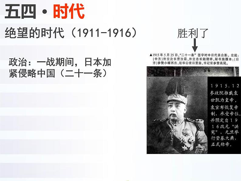 高中历史第25讲 五四爱国运动-备战2021届高考历史一轮复习之夯实基础精品课件(岳麓版)第6页