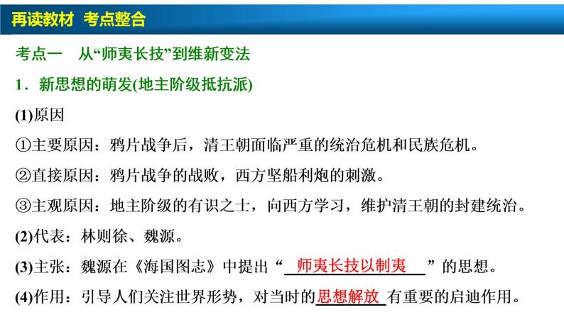 高中历史一轮复习第29讲　近代中国的思想解放潮流课件PPT05