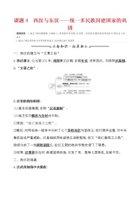 高中歷史人教統(tǒng)編版(必修)中外歷史綱要(上)第4課  西漢與東漢——統(tǒng)一多民族封建國家的鞏固教學(xué)設(shè)計