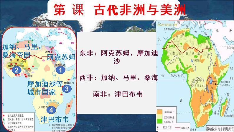 2021-2022学年高一下学期统编版(2019)历史必修中外历史纲要下册 第5课《古代非洲与美洲》课件第2页