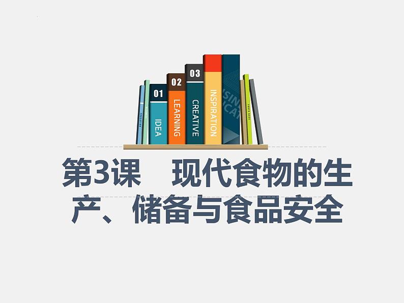 第3课现代食物的生产、储备与食品安全课件--2021-2022学年统编版(2019)高中历史选择性必修二经济与社会生活01