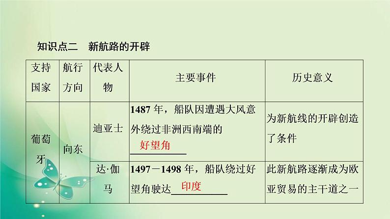 2021-2022学年部编版必修下册 第6课 全球航路的开辟 课件第8页