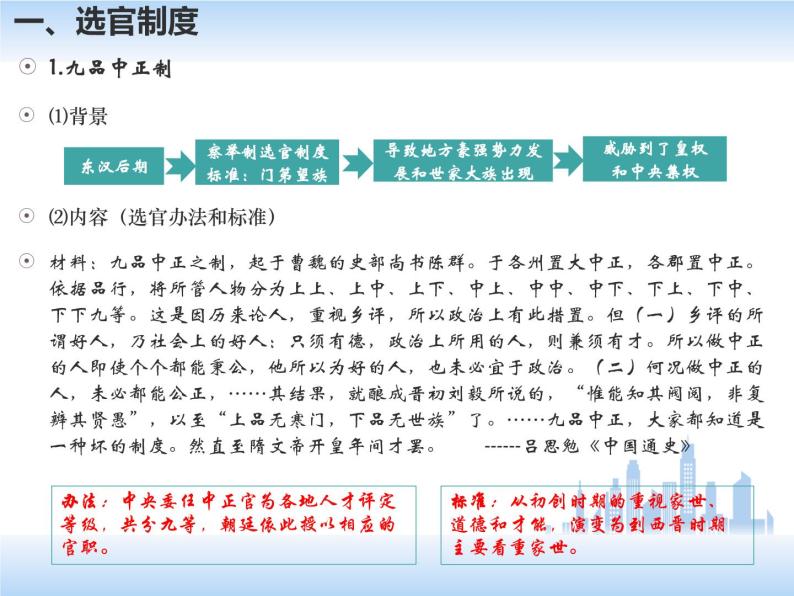 高中历史人教统编版中外历史纲要（上）第7课  隋唐制度的变化与创新 课件+教学设计+课后精炼05