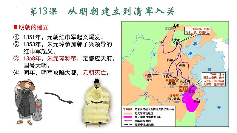 第13课 从明朝建立到清军入关 课件--2022-2023学年统编版(2019)高中历史必修中外历史纲要上册第4页