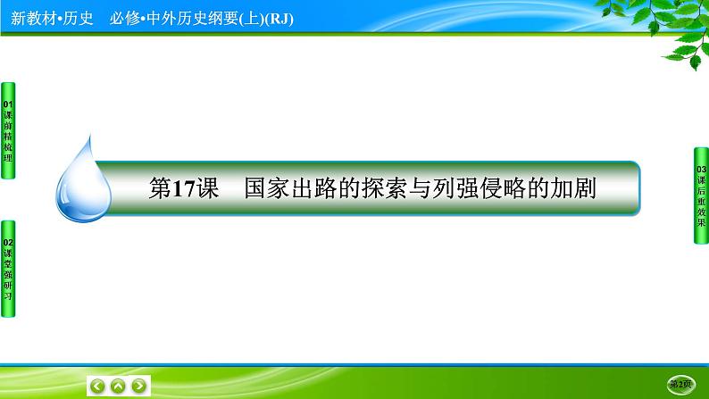 2022-2023学年部编版中外历史纲要上 第17课 国家出路的探索与列强侵略的加剧 课件第2页