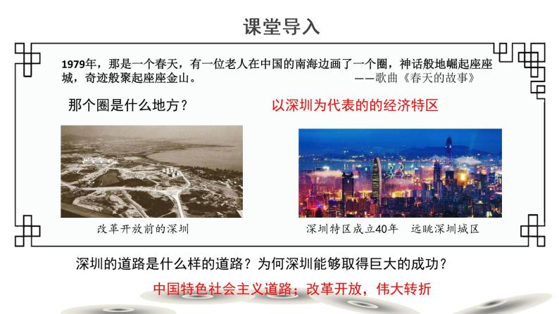 统编版（2019）中外历史纲要（上）第28课《中国特色社会主义道路的开辟与发展》课件02