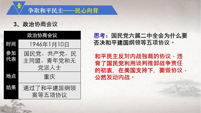 第25课 人民解放战争课件--2022-2023学年高中历史统编版(2019)必修中外历史纲要上册第8页