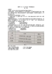 2023邯郸高一上学期期末历史试题含答案