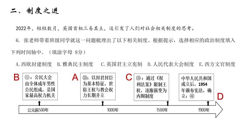 2023年上海市松江区高三历史高考(等级考)一模试卷课件PPT04