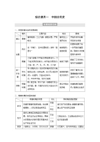 (新高考)高考历史一轮复习讲义综合提升1　中国古代史 (含解析)