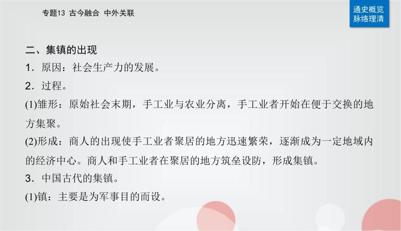 2023届高考历史二轮复习第25讲村落、城镇与居住环境课件05