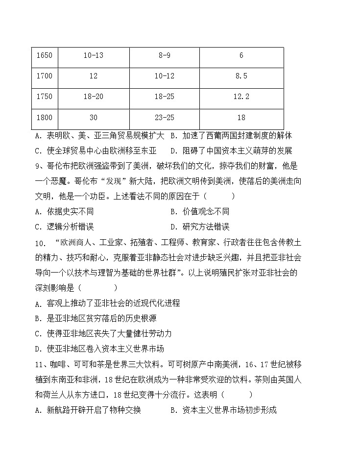 山东省菏泽市定陶区明德学校(山大附中实验学校)2022-2023学年高一下学期第一次阶段性测试历史试题第3页