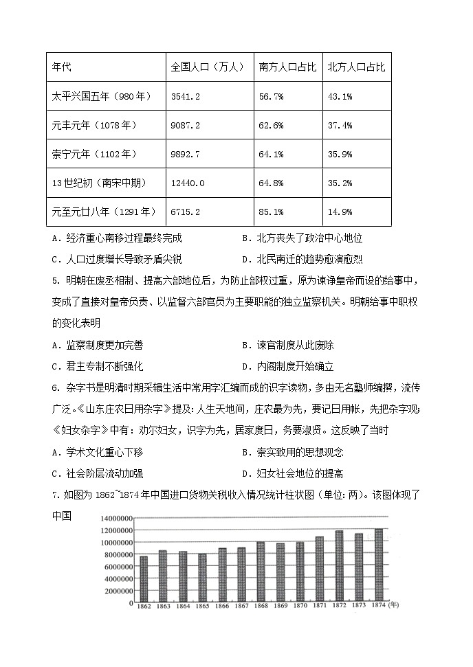 2023年3月高一下学期调研试题第2页