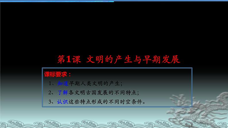 第1课 文明的产生与早期发展 课件--2022-2023学年高中历史统编版(2019)必修中外历史纲要下册第3页