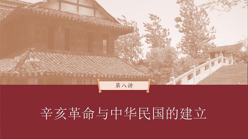 高考历史一轮复习(部编版新高考) 第8讲 课题21 辛亥革命 (含详解)课件PPT第1页