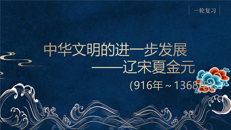 专题07 中华文明的进一步发展-宋元经济 文化-2022年高考历史一轮复习讲练测(统编版)课件PPT01