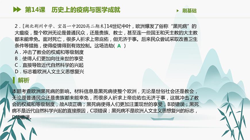 第14課　歷史上的疫病與醫(yī)學(xué)成就課件PPT第3頁(yè)