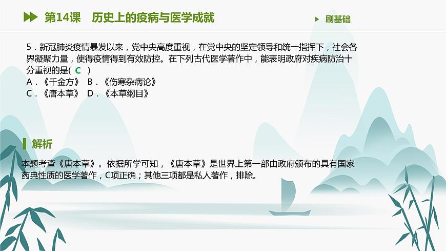 第14課　歷史上的疫病與醫(yī)學(xué)成就課件PPT第6頁(yè)