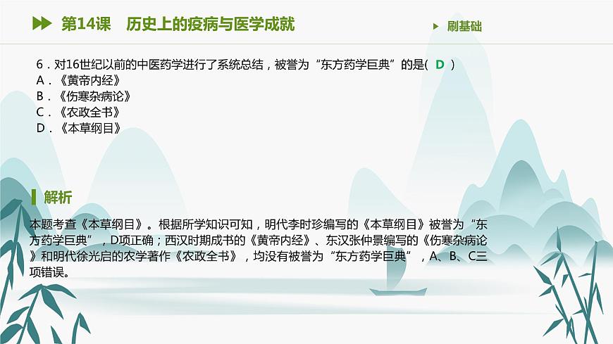 第14課　歷史上的疫病與醫(yī)學(xué)成就課件PPT第7頁(yè)