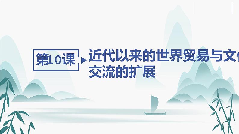 第10课近代以来的世界贸易与文化交流的扩展课件PPT第2页