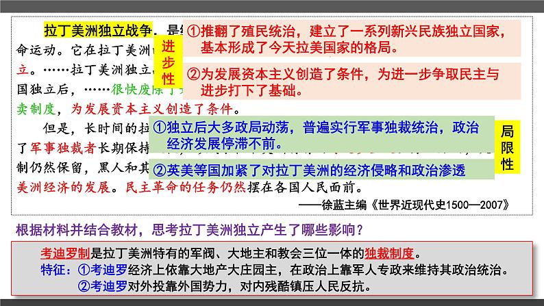 第13课 亚非拉民族独立运动 课件--2022-2023学年高中历史统编版(2019)必修中外历史纲要下册07