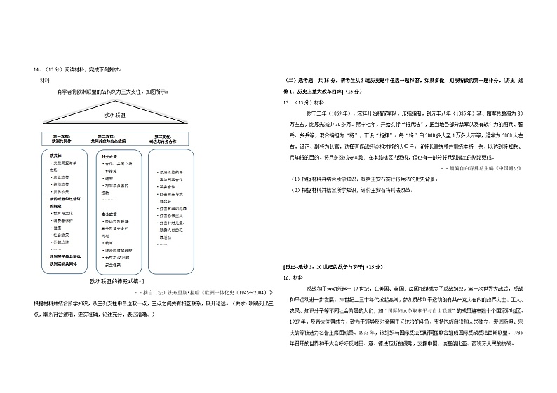 2020年全国统一高考历史试卷(新课标ⅱ)(含解析版)第3页