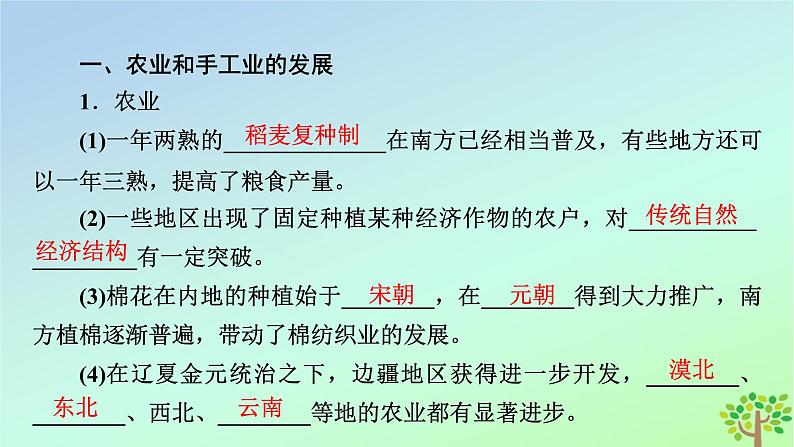 新教材2023年高中历史第3单元辽宋夏金多民族政权的并立与元朝的统一第11课辽宋夏金元的经济与社会课件部编版必修中外历史纲要上第8页