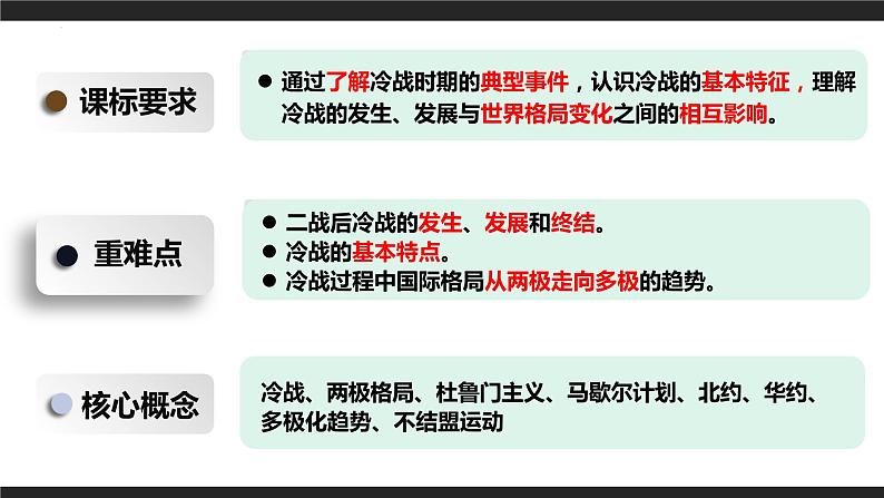 第18课 冷战与国际格局的演变 教学课件--2022-2023学年高中历史统编版(2019)必修中外历史纲要下册第3页