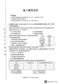 陕西省汉中市多校联考2022-2023学年高二下学期6月月考历史试题