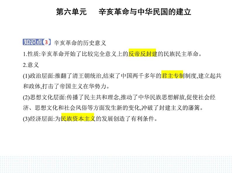 2023人教版高中历史必修中外历史纲要(上)第六单元 辛亥革命与中华民国的建立 第19课 辛亥革命课件PPT第5页