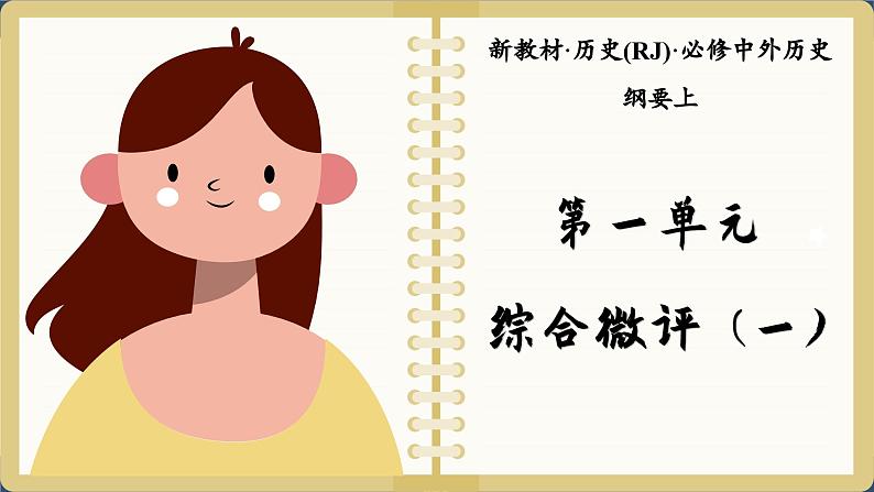 人教版历史必修中外历史纲要上 第一单元综合测评(课件PPT)01