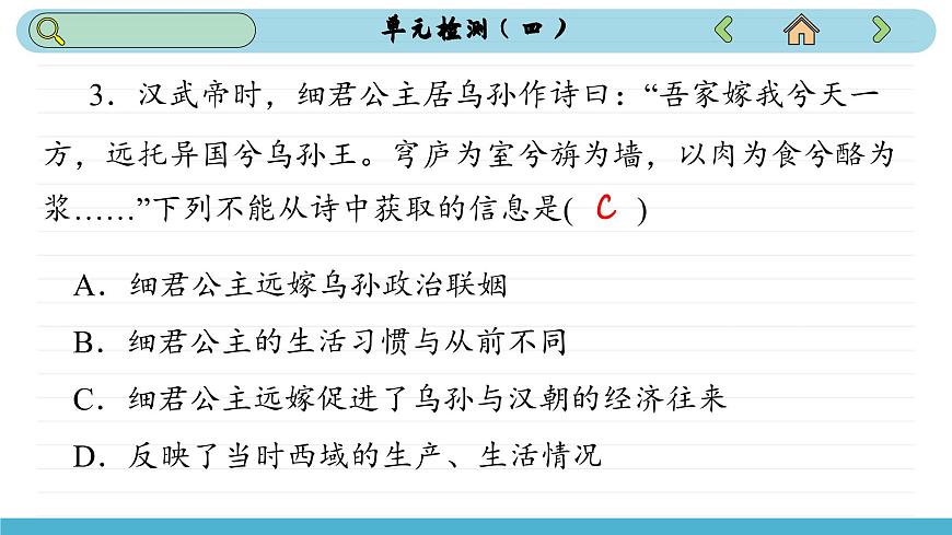 人教版高中歷史選修1 第四單元測(cè)評(píng)（課件PPT）第6頁
