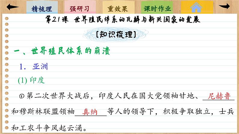 21 世界殖民体系的瓦解与新兴国家的发展 (课件PPT)07