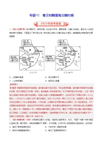 2023年高考真题和模拟题历史分项汇编（全国通用）专题02 秦汉和魏晋南北朝时期（解析版）