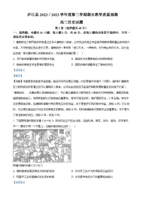 2023合肥庐江县高二下学期期末考试历史试题含解析