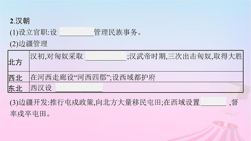 適用于新教材通史版2024版高考?xì)v史一輪總復(fù)習(xí)第一部分中國(guó)古代史第13講中國(guó)古代的民族關(guān)系與對(duì)外交往課件第6頁(yè)