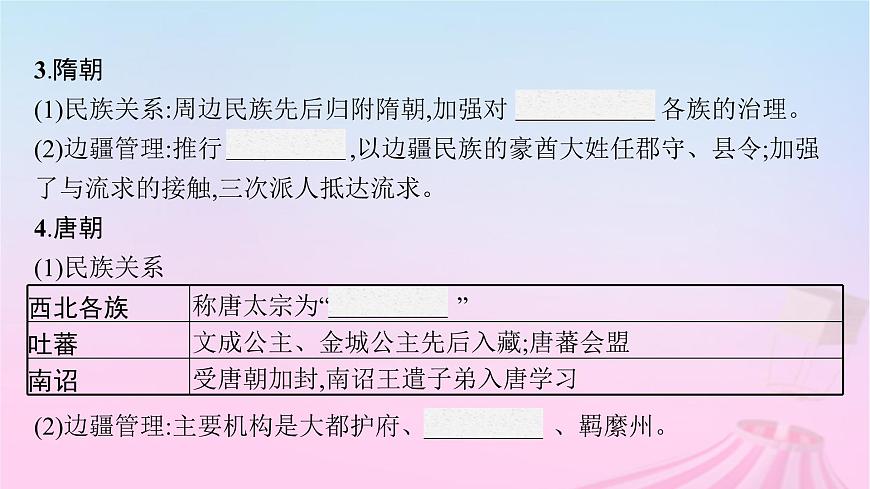 適用于新教材通史版2024版高考?xì)v史一輪總復(fù)習(xí)第一部分中國(guó)古代史第13講中國(guó)古代的民族關(guān)系與對(duì)外交往課件第7頁(yè)