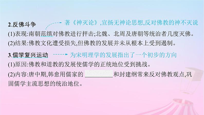 适用于新教材通史版2024版高考历史一轮总复习第一部分中国古代史第7讲三国至隋唐的经济与文化课件第8页