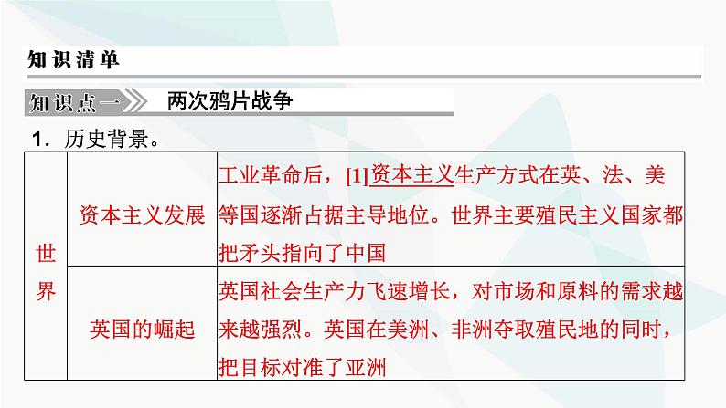 2024届高考历史一轮复习中外历史纲要第4单元第10讲两次鸦片战争与列强侵略的加剧课件08