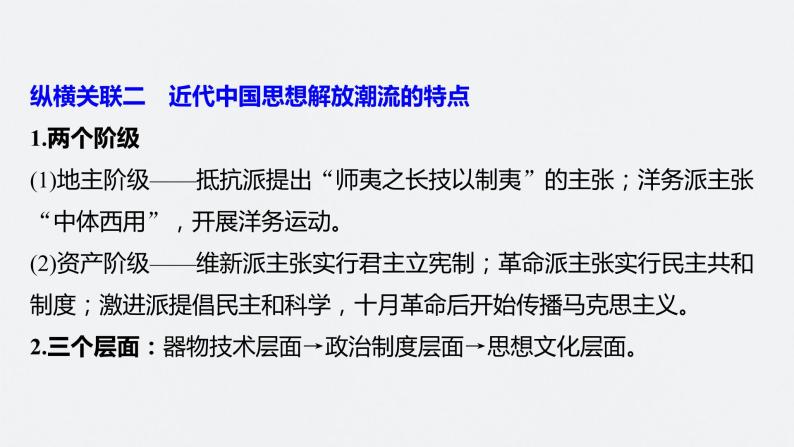 2024年高考历史一轮复习（部编版） 板块2 综合提升(二)　中国近代史 课件08