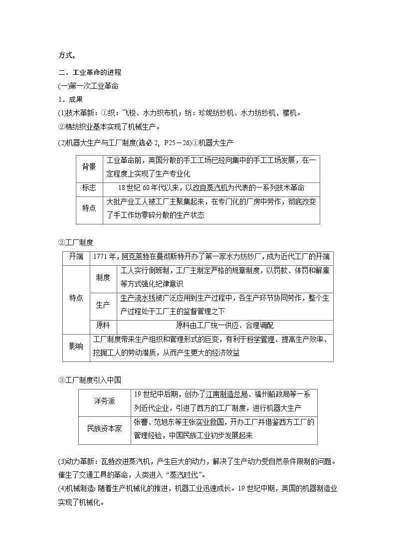 2024年高考历史一轮复习（部编版） 板块5 第12单元 第32讲　影响世界的工业革命 课件03