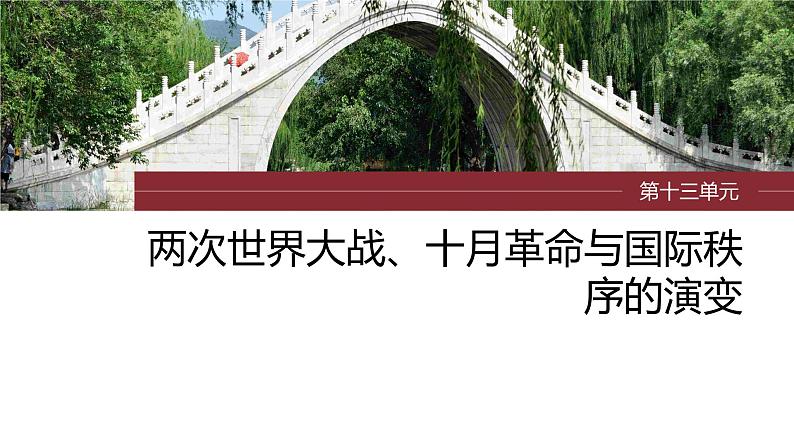 2024年高考历史一轮复习(部编版) 板块6 第13单元 第38讲 第二次世界大战与战后国际秩序的形成 课件01