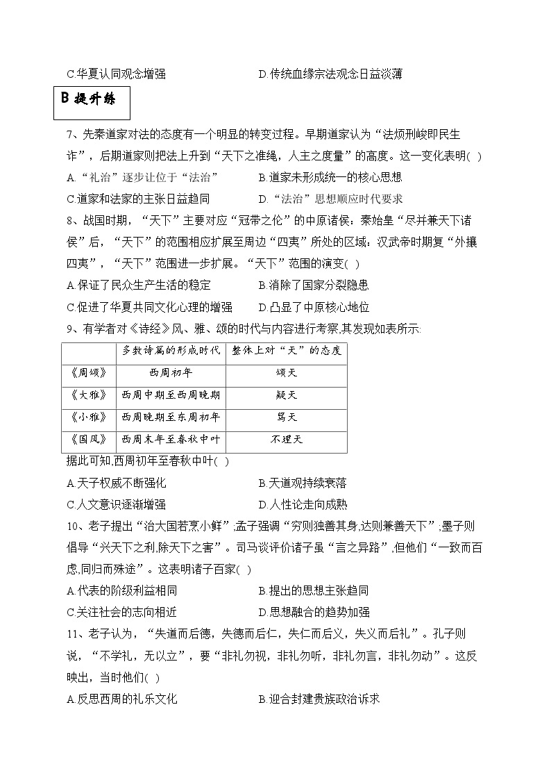 统编版高中历史必修上册 第2课诸侯纷争与变法运动 课件+分层作业（含答案）02